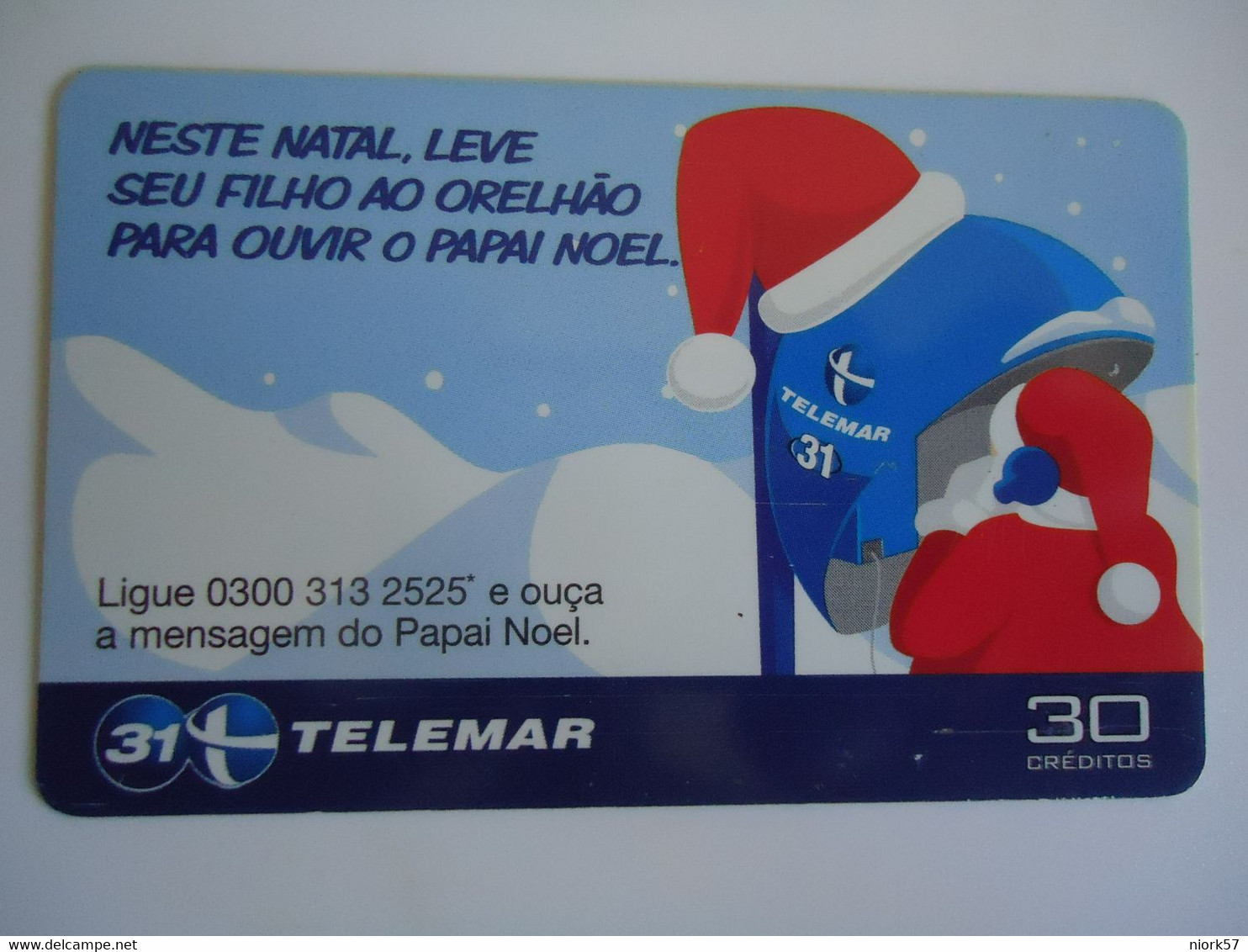 BRAZIL USED CARDS  CHRISTMAS NEW YEAR SANTA CLAUS - Christmas