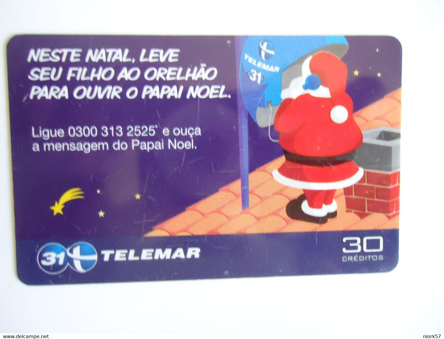 BRAZIL USED CARDS  CHRISTMAS NEW YEAR SANTA CLAUS - Kerstmis