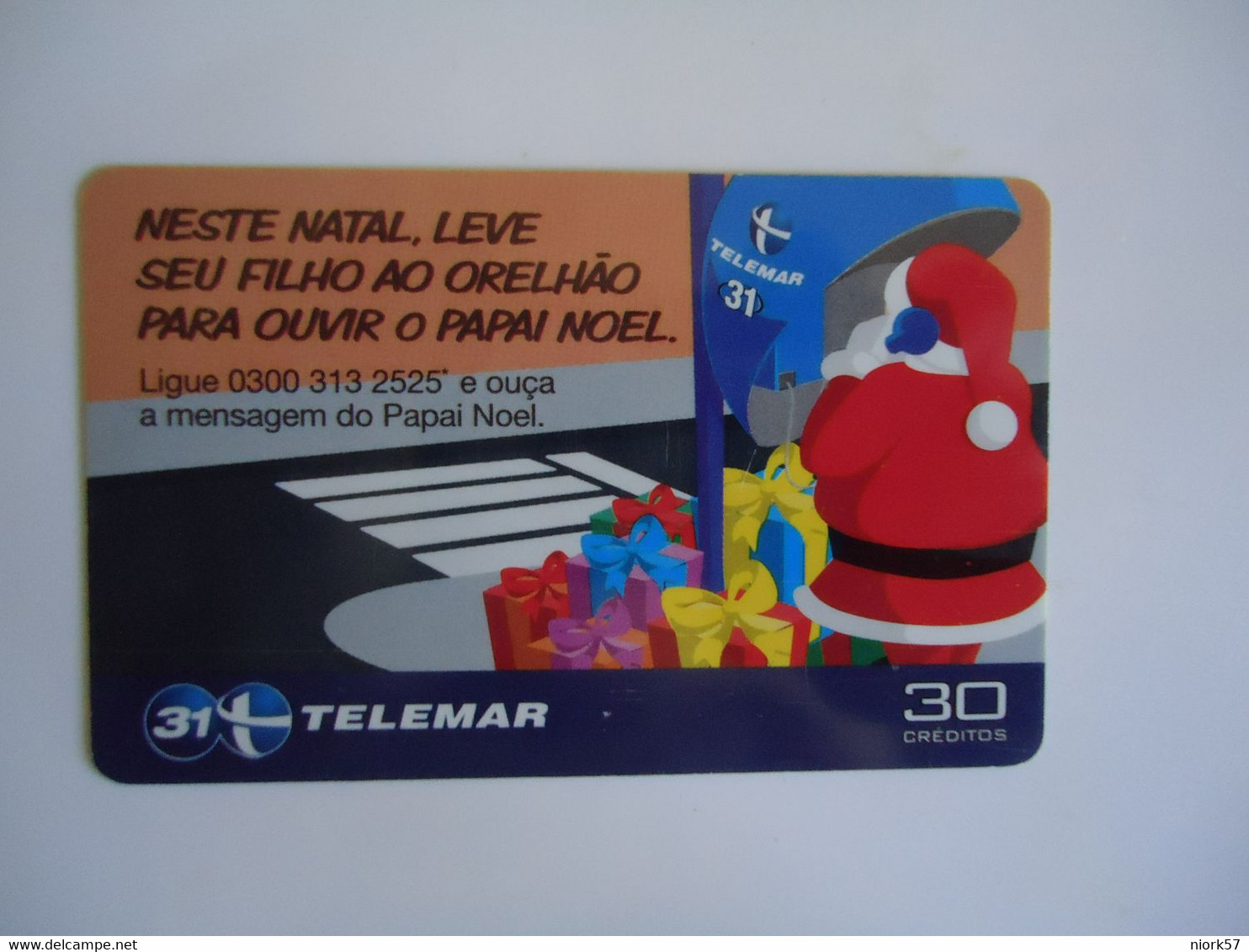 BRAZIL USED CARDS  CHRISTMAS NEW YEAR SANTA CLAUS - Navidad