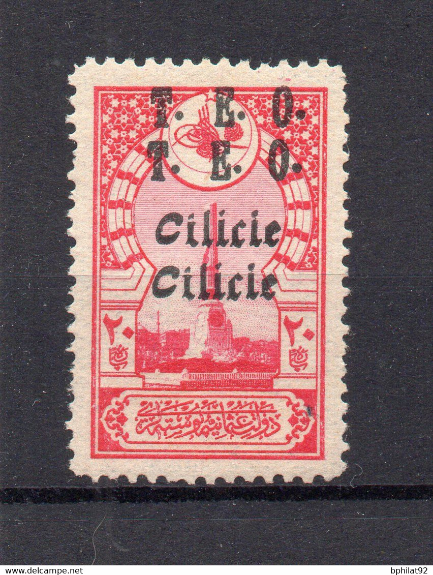 !!! CILICIE, N°68a SURCHARGE NOIRE DOUBLE NEUF ** - Unused Stamps