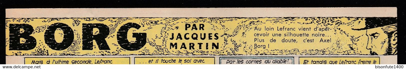 Bandeau Titre De Guy Lefranc "Le Mystère Borg" Datant De 1965 Et Inédit Dans Les Bandes Dessinées En Albums. - Lefranc