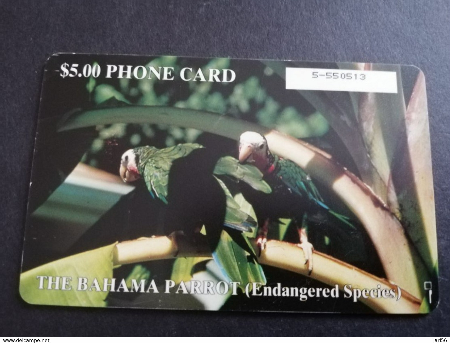BAHAMAS $5,- CHIPCARD  SERIE 3 CARDS $5,$10,$20,-   THE BAHAMA PARRO/MUSIC FORCE BAND /BEACH COCONUT    **5768** - Bahamas