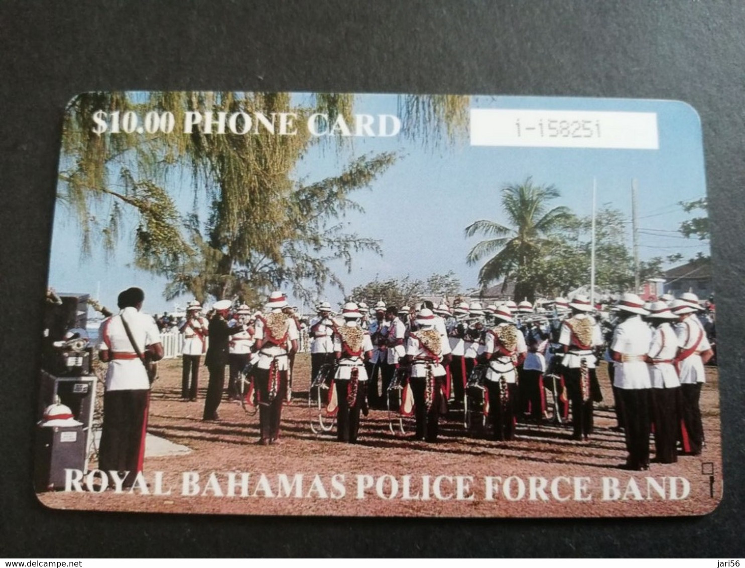 BAHAMAS $5,- CHIPCARD  SERIE 3 CARDS $5,$10,$20,-   THE BAHAMA PARRO/MUSIC FORCE BAND /BEACH COCONUT    **5768** - Bahamas