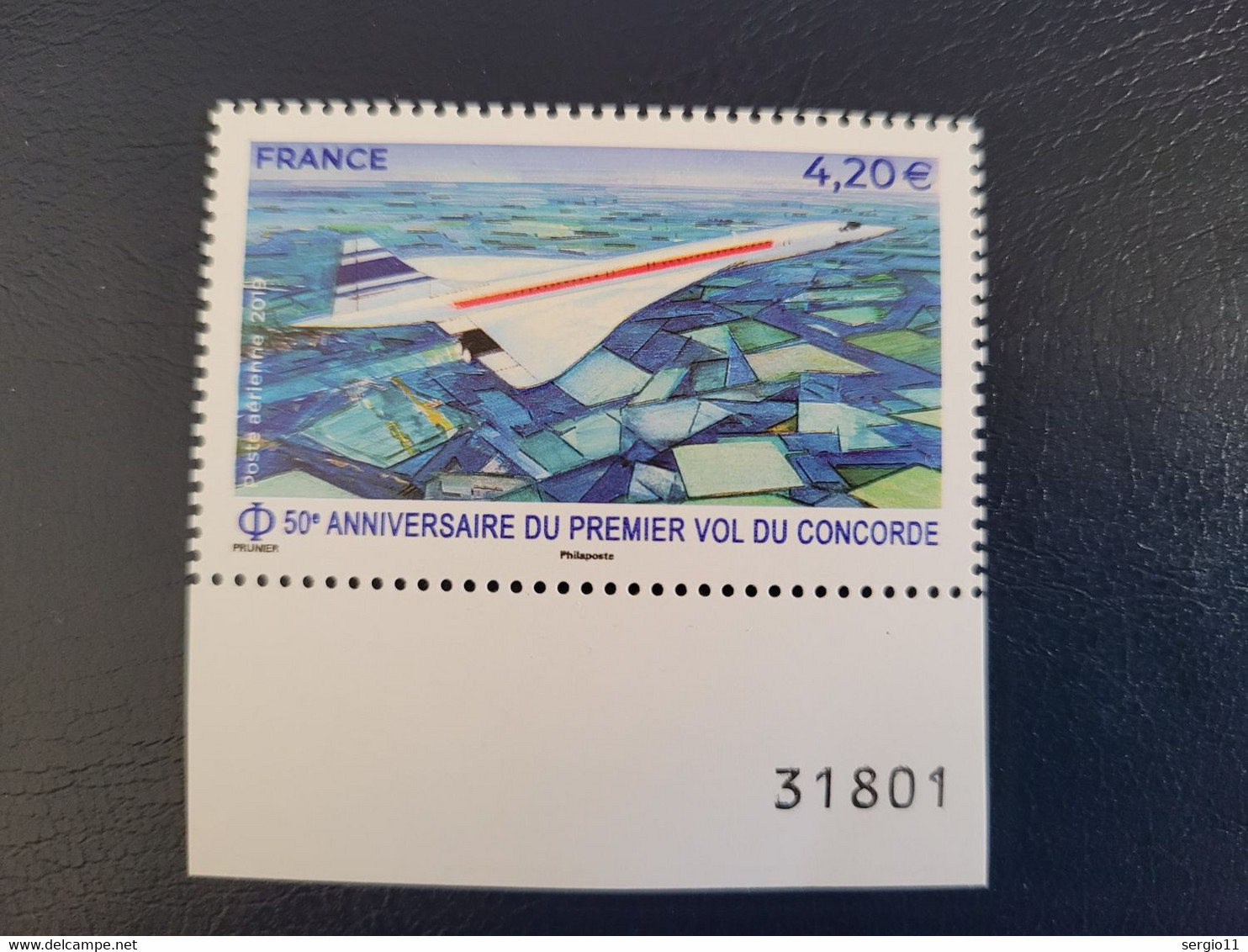France Timbre NEUF N° PA 83 ** Poste Aérienne - 50e Anniversaire Du 1er Vol Du Concorde - Unused Stamps