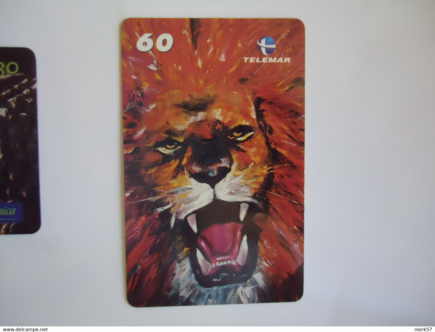 BRAZIL USED CARDS ANIMALS  LIONS - Cocodrilos Y Aligatores