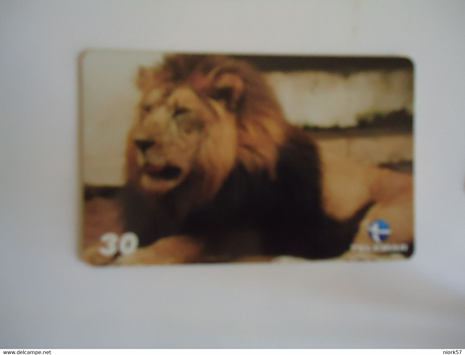 BRAZIL USED CARDS ANIMALS  LIONS - Cocodrilos Y Aligatores