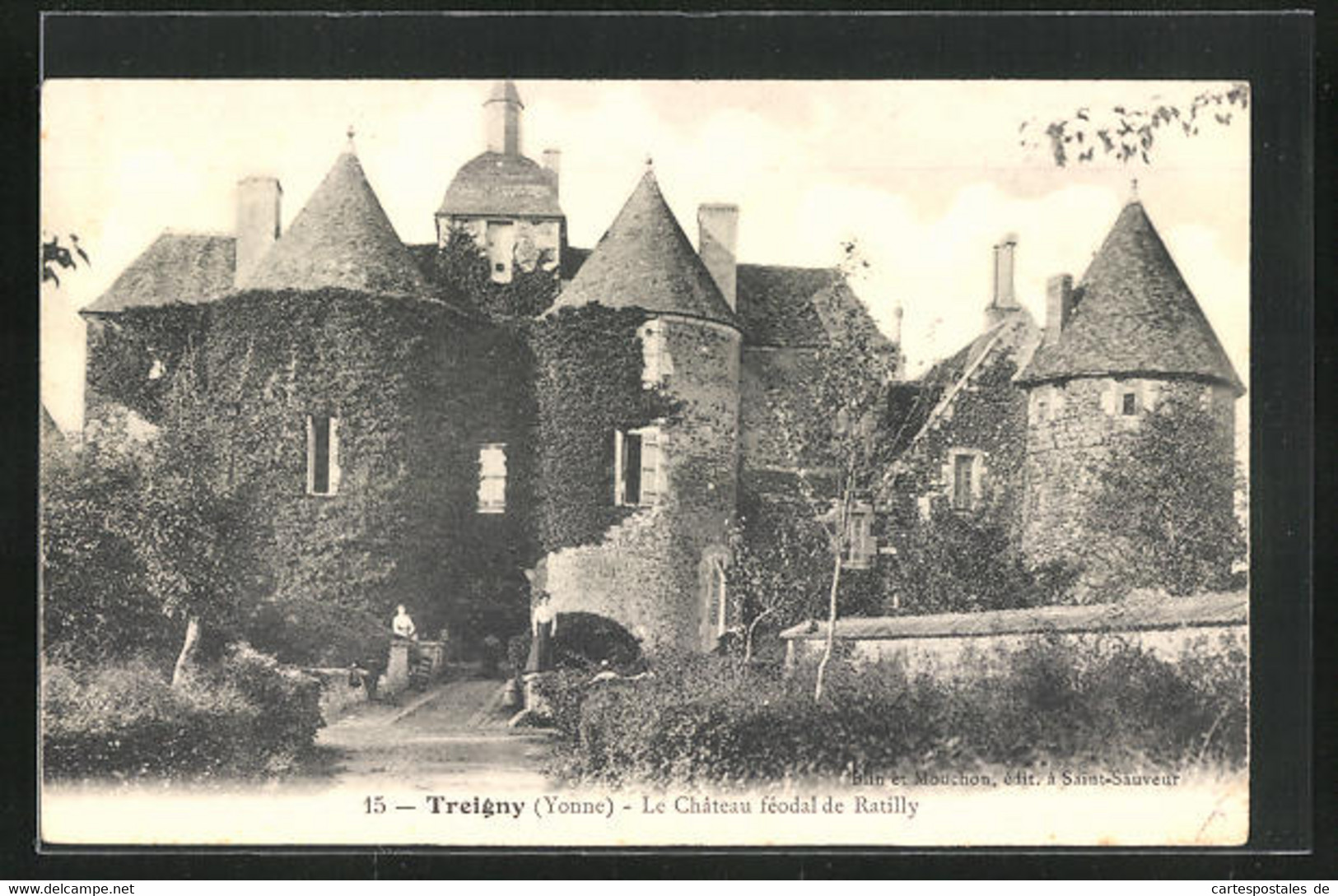 CPA Treigny, Le Chateau Féodal De Ratilly - Treigny