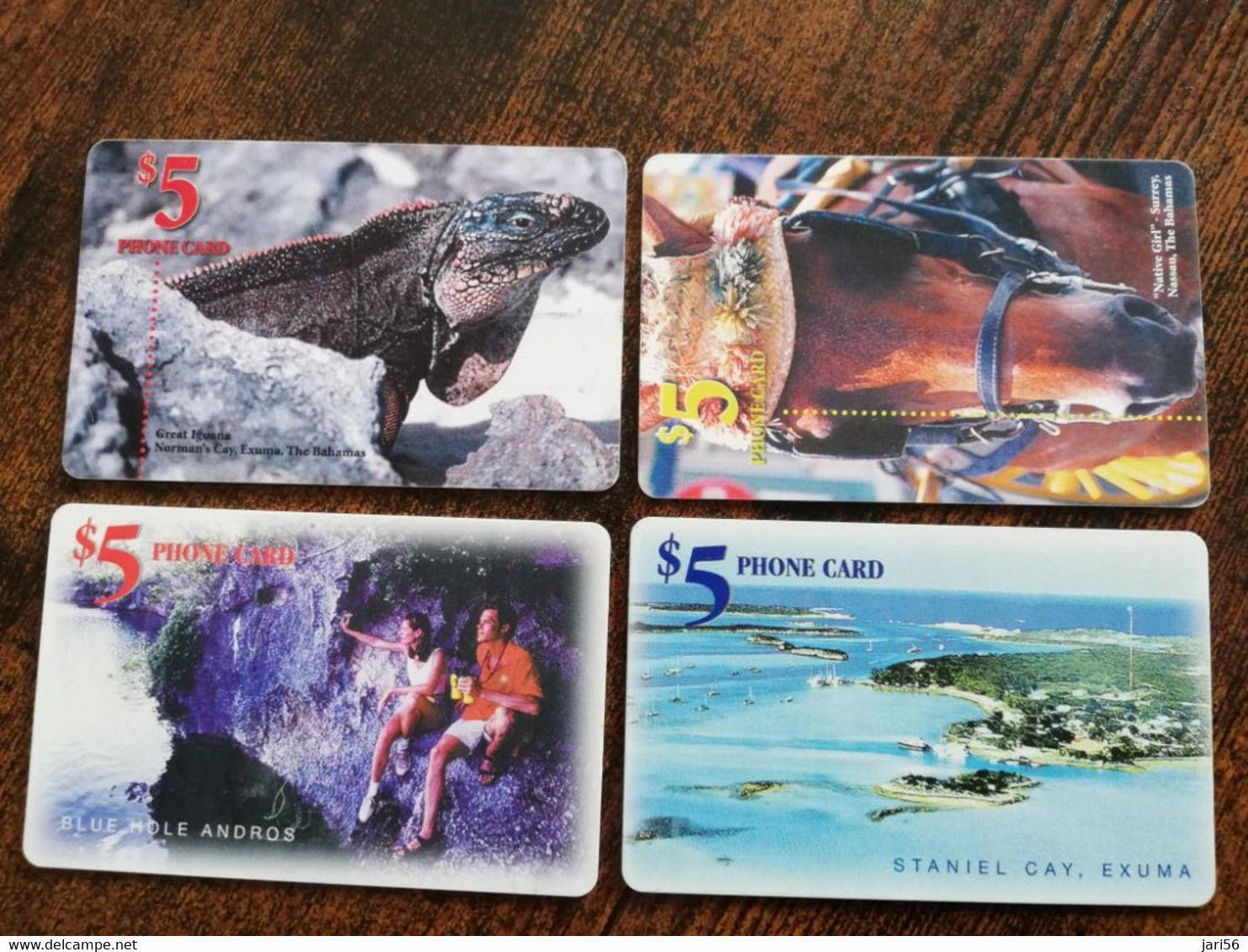 BAHAMAS $5,- CHIPCARD  11 CARDS / SALE /OFFER  SERIE CARDS 4X  $5, 4X $10, 3X$20,-    **5775 ** - Bahama's