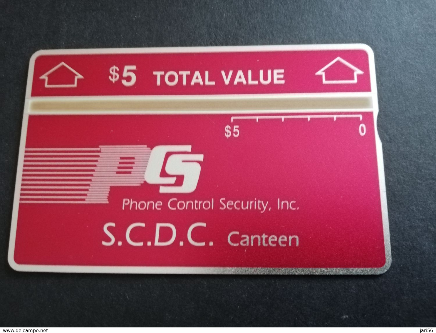 UNITED STATES USA AMERIKA $5,-+ $10,- Red - S.C.D.C. CANTEEN   L&G CARD 902A  MINT **5777** - Schede Olografiche (Landis & Gyr)