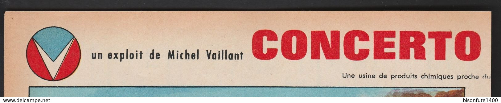 Bandeau Titre De Michel Vaillant "Concerto Pour Pilotes" Datant De 1966 Et Inédit Dans Les Bandes Dessinées En Album. - Michel Vaillant