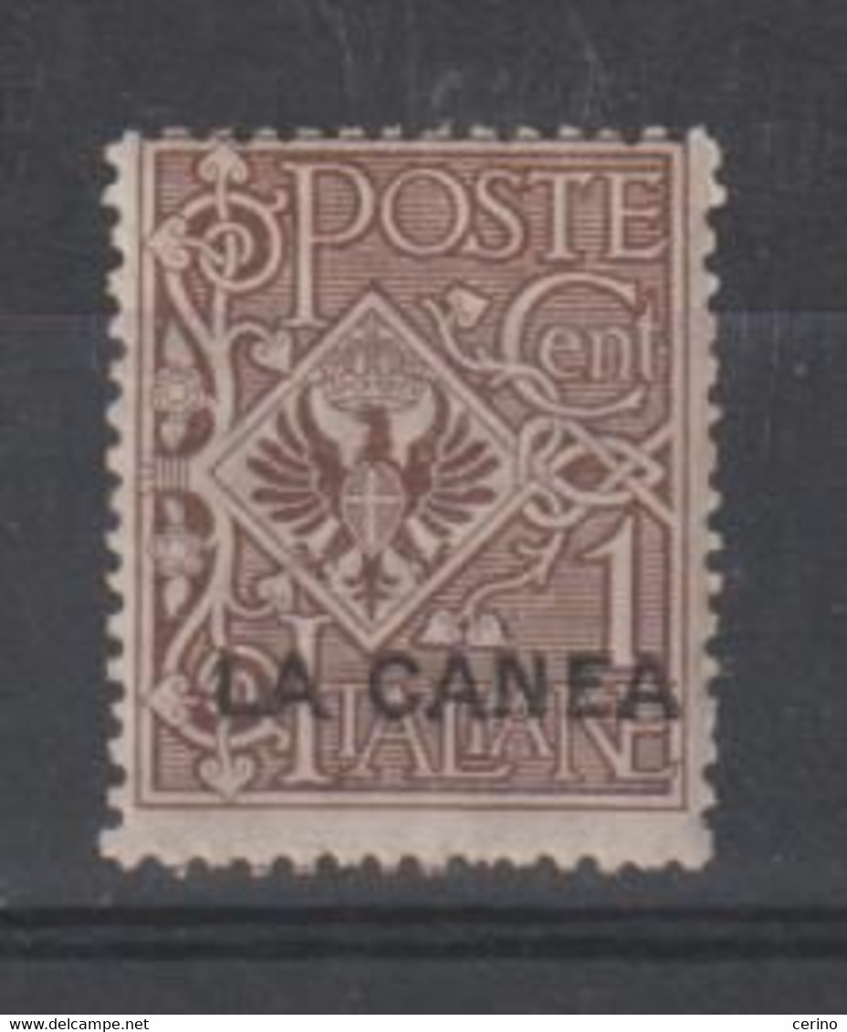 LEVANTE - LA  CANEA:  1905  AQUILA  -  1 C. BRUNO  N. -  SASS. 3 - La Canea