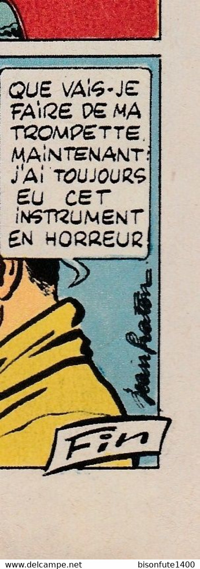 Bandeau titre de "Bon sang ne peut mentir" datant de 1957 dessiné par Jean Graton et inédit en album.