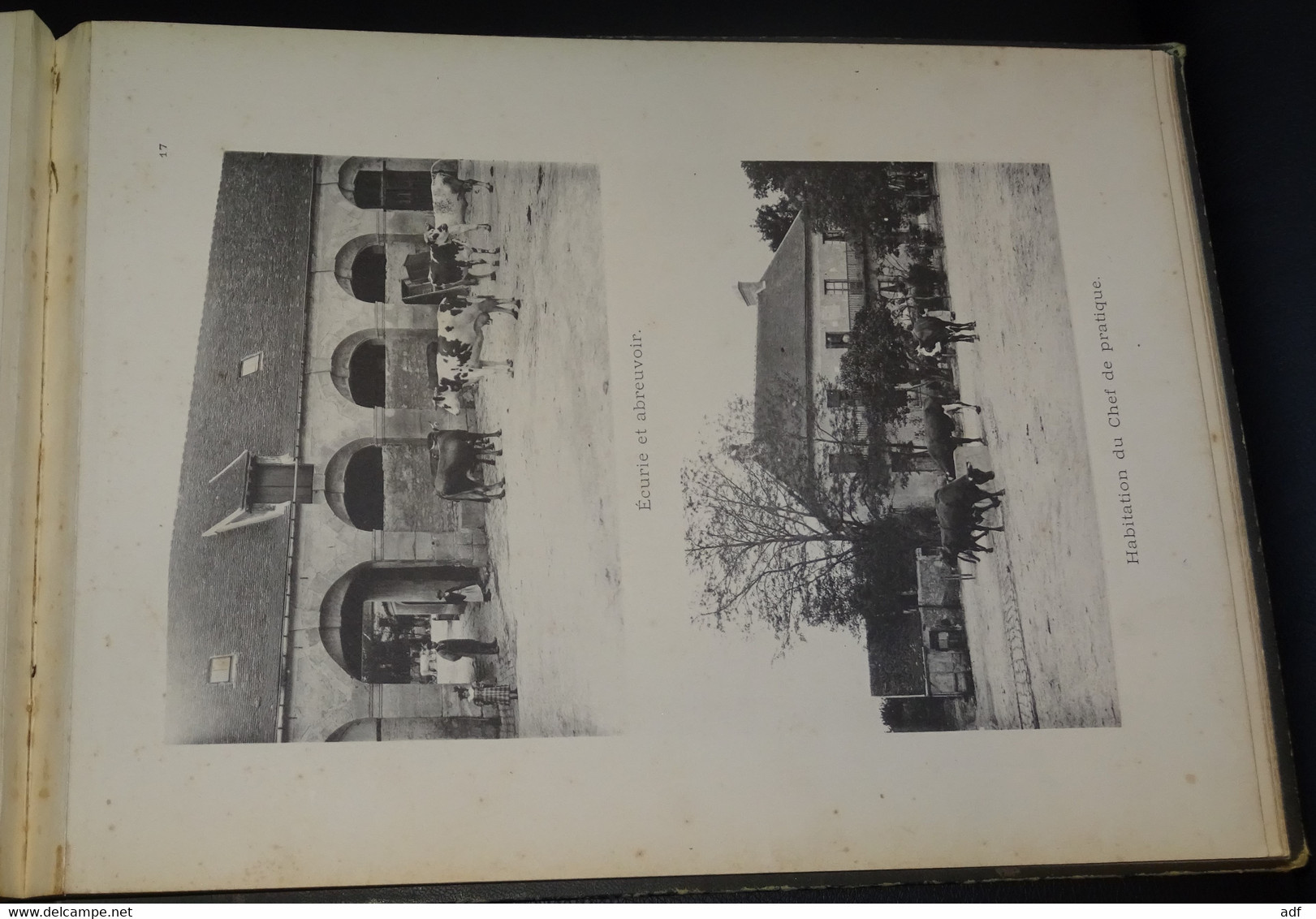 RARE ANCIEN BEAU LIVRE ECOLE NATIONALE D'AGRICULTURE DE GRIGNON, PLANCHES PHOTO PHOTOTYPIE BERTHAUD. YVELINES 78