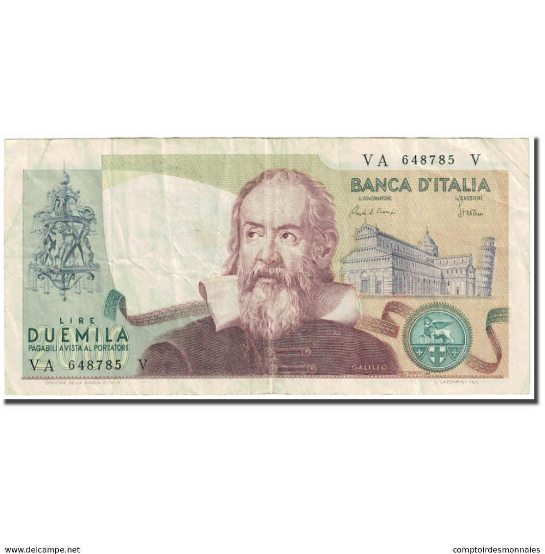 Billet, Italie, 2000 Lire, 1973, 1973-10-08, KM:103a, TB+ - 2000 Liras