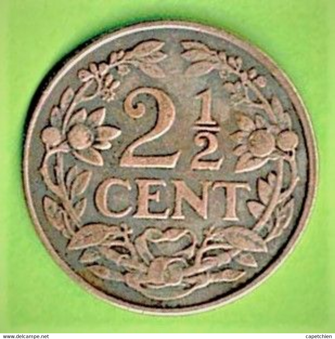 PAYS BAS / 2 1/2 CENT / 1913 - 2.5 Cent