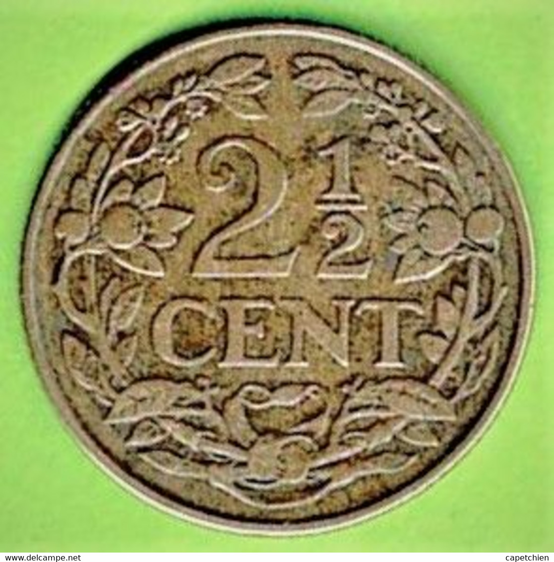 PAYS BAS / 2 1/2 CENT / 1914 - 2.5 Cent