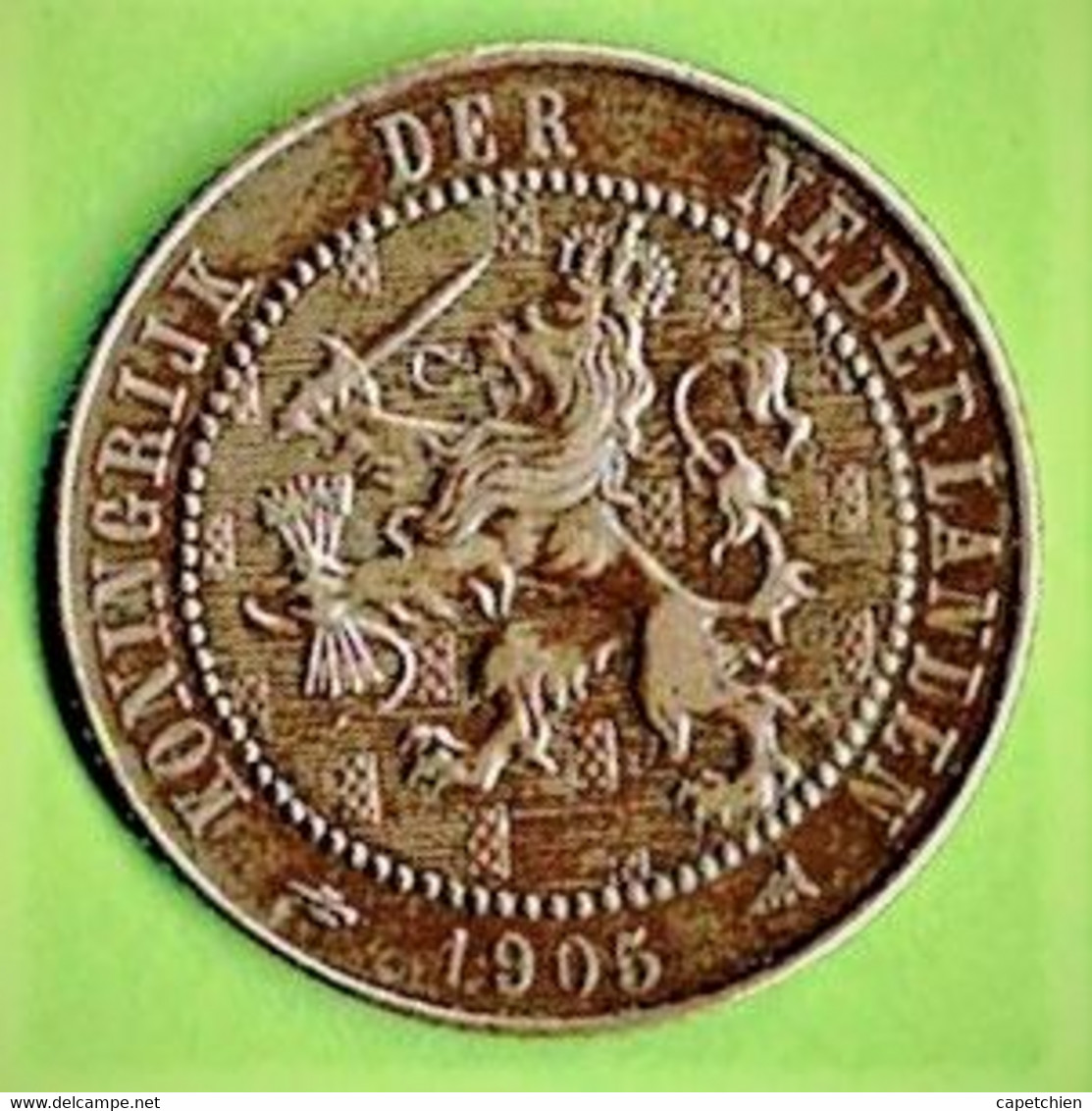 PAYS BAS / 2 1/2 CENT / 1905 - 2.5 Cent