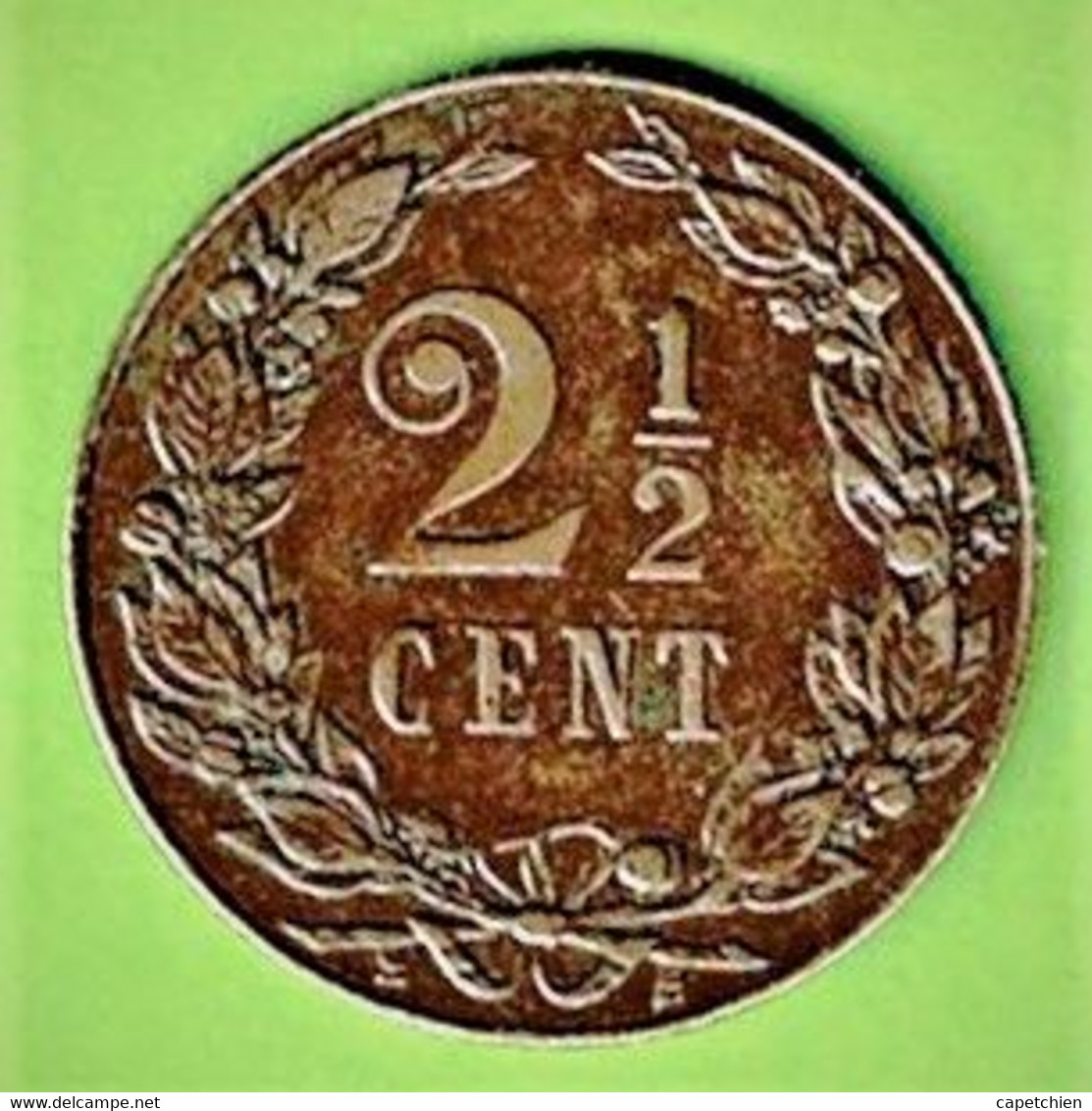 PAYS BAS / 2 1/2 CENT / 1905 - 2.5 Cent