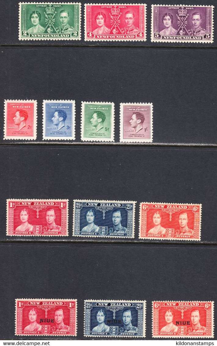 Great Britain 1937 Coronation, mint mounted, 32 sets, Sc# ,SG