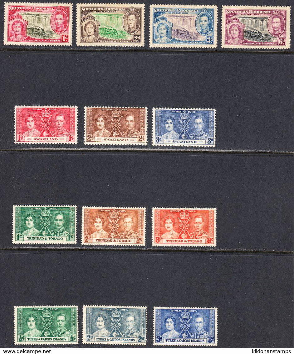 Great Britain 1937 Coronation, mint mounted, 32 sets, Sc# ,SG