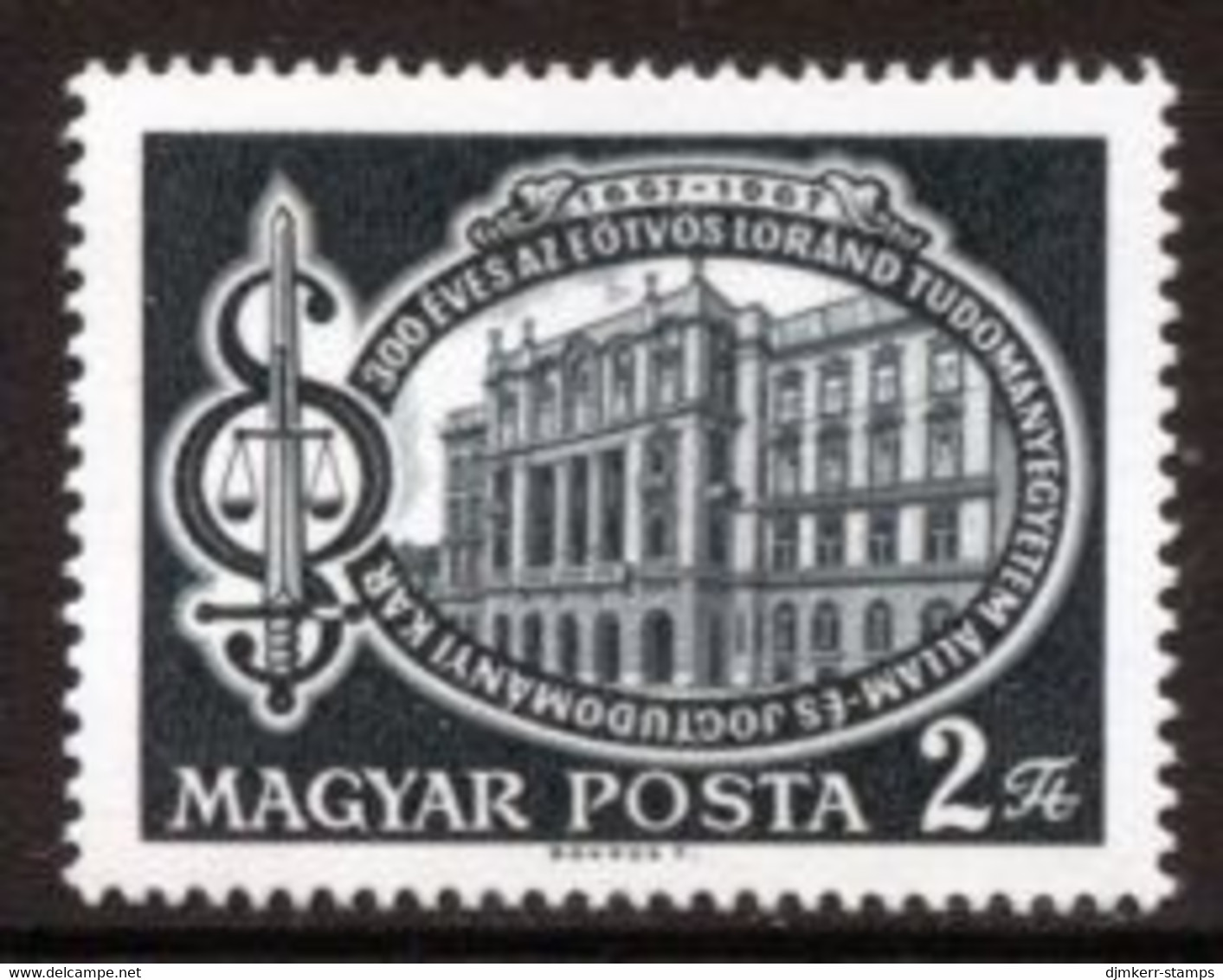 HUNGARY 1967 Tercentenary Of Faculty Of Law MNH / **.  Michel 2364 - Nuovi