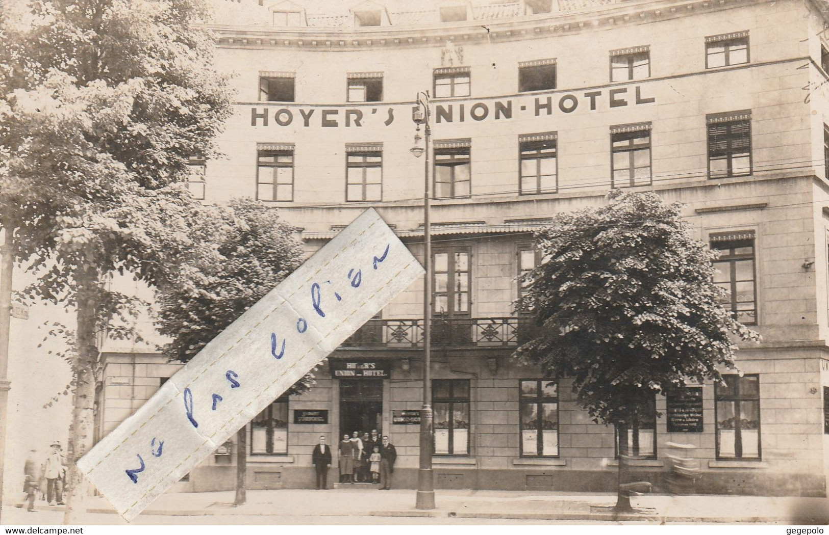 AACHEN - Carl HOYER 'S UNION HOTEL , Banofsplatz 1   ( Carte Photo ) - Aachen