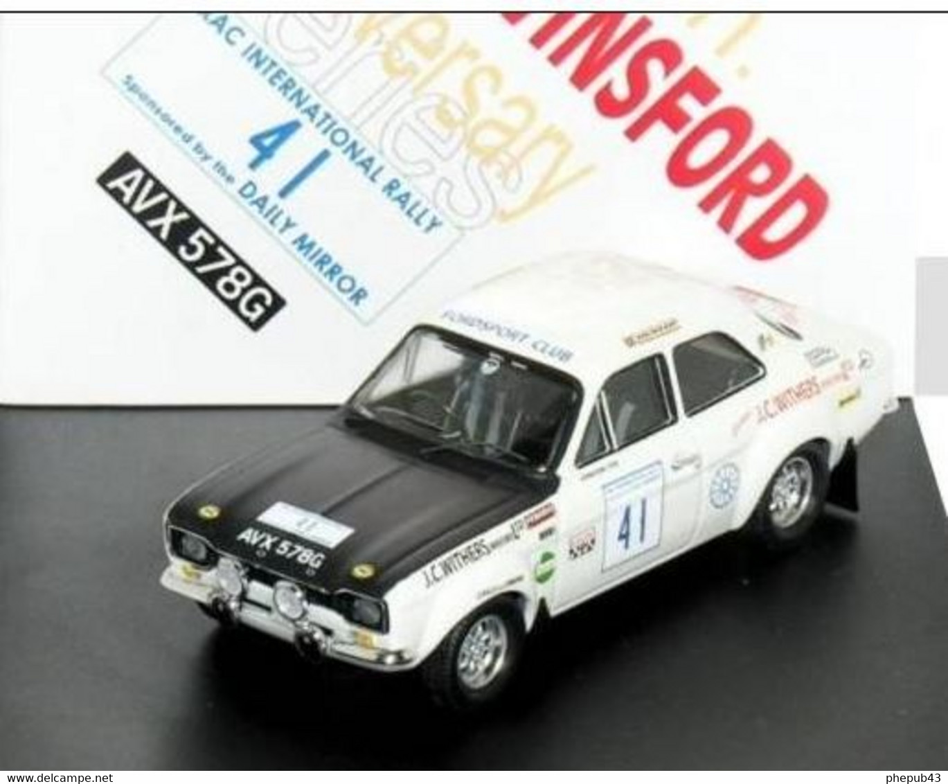 Ford Escort MKI 1600 TC - Culcheth/Syer - RAC Rally 1970 #41 - Troféu - Trofeu