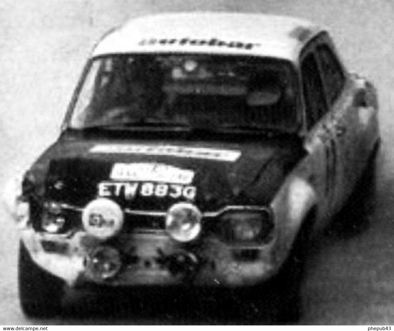 Ford Escort MKI 1600 TC - Fall/Liddon - Portugal 1970 #68 - Troféu - Trofeu
