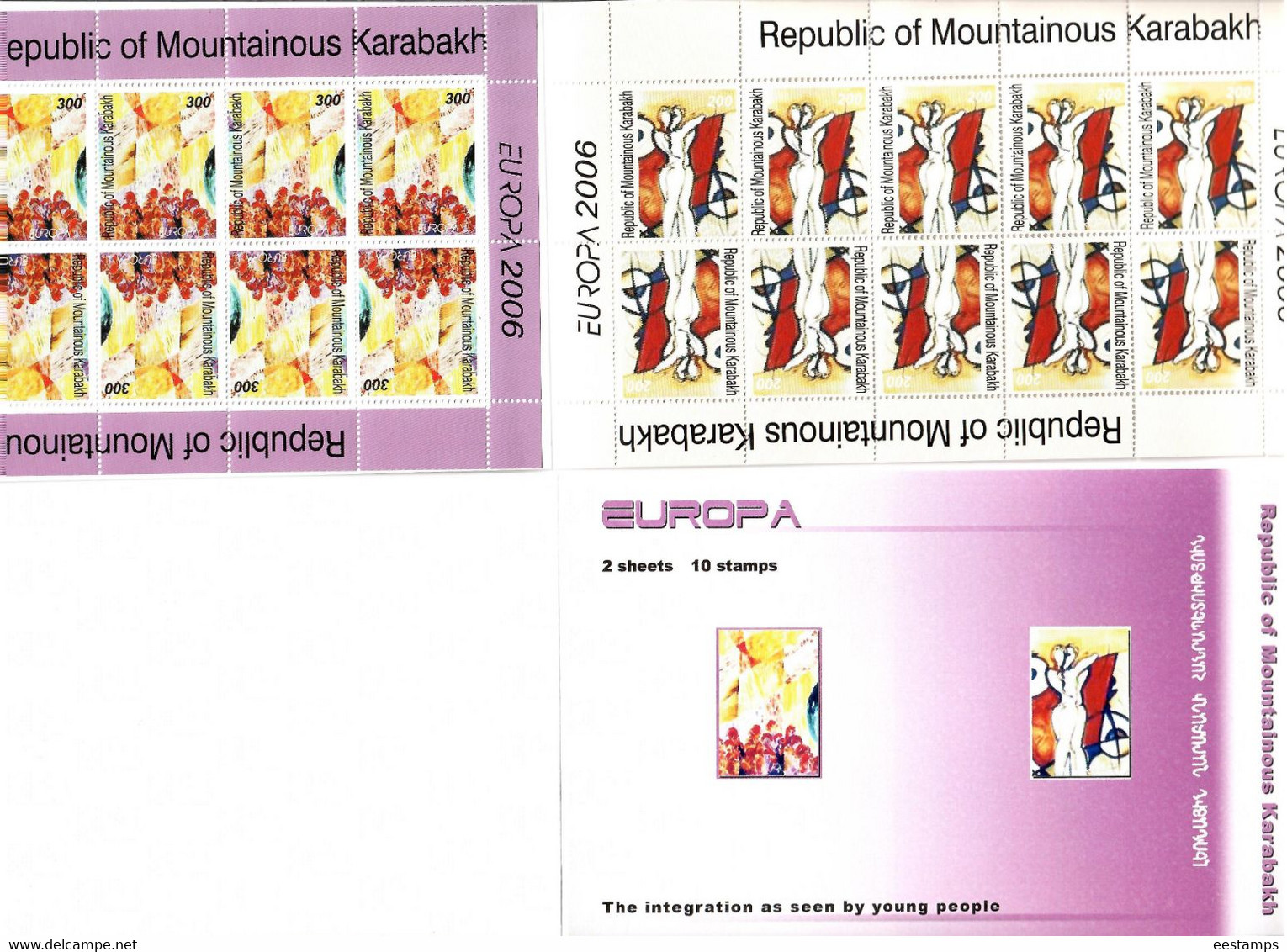 Armenia / Nagorno Karabakh 2006 ● Europa CEPT● Integration . Booklet. - Armenia