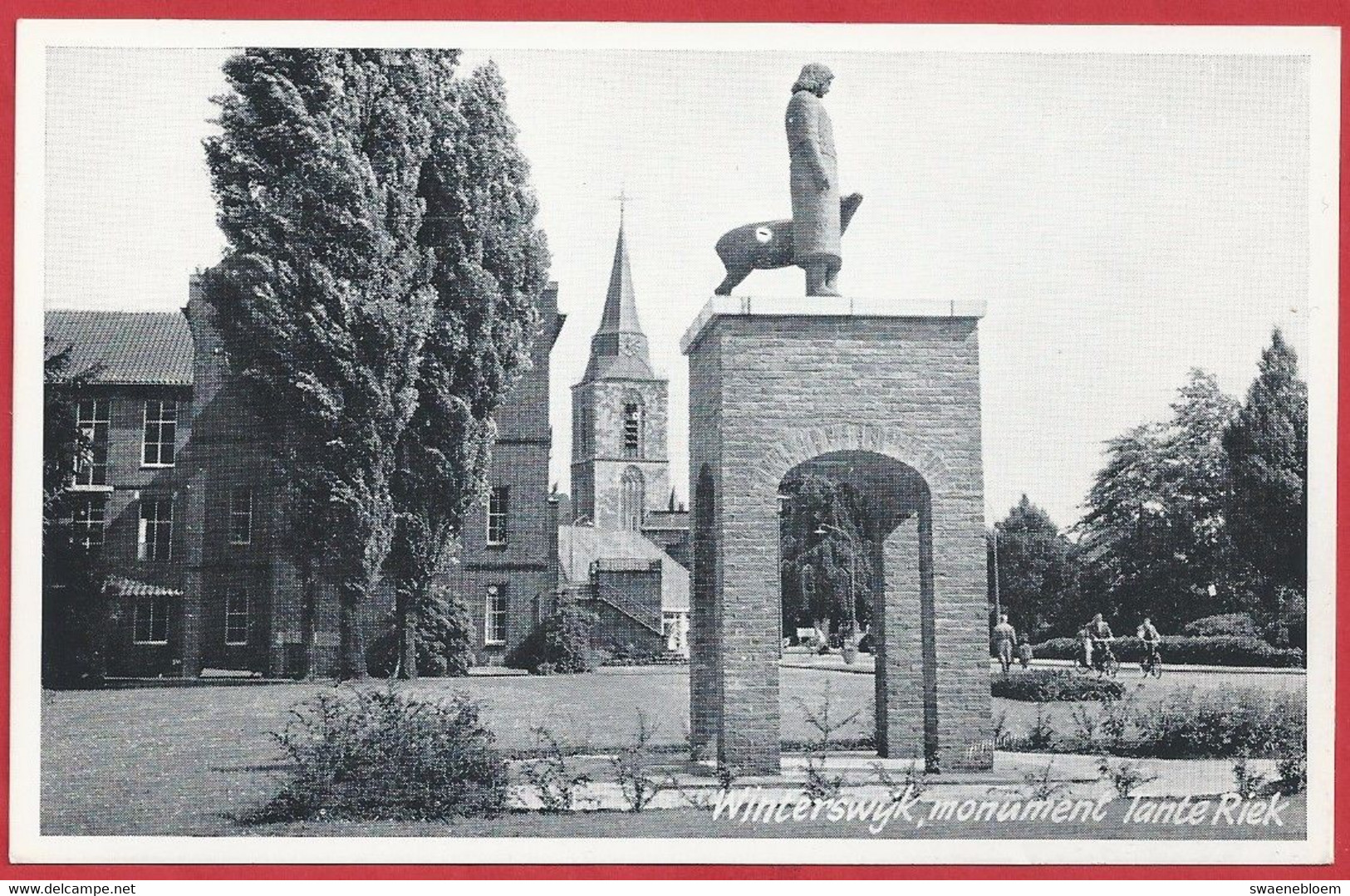 NL.- Winterswijk, Monument Tante Riek. Uitgave: F.A. Ruepert, Warenhuis. Nr. 24749. Ongelopen. - Winterswijk