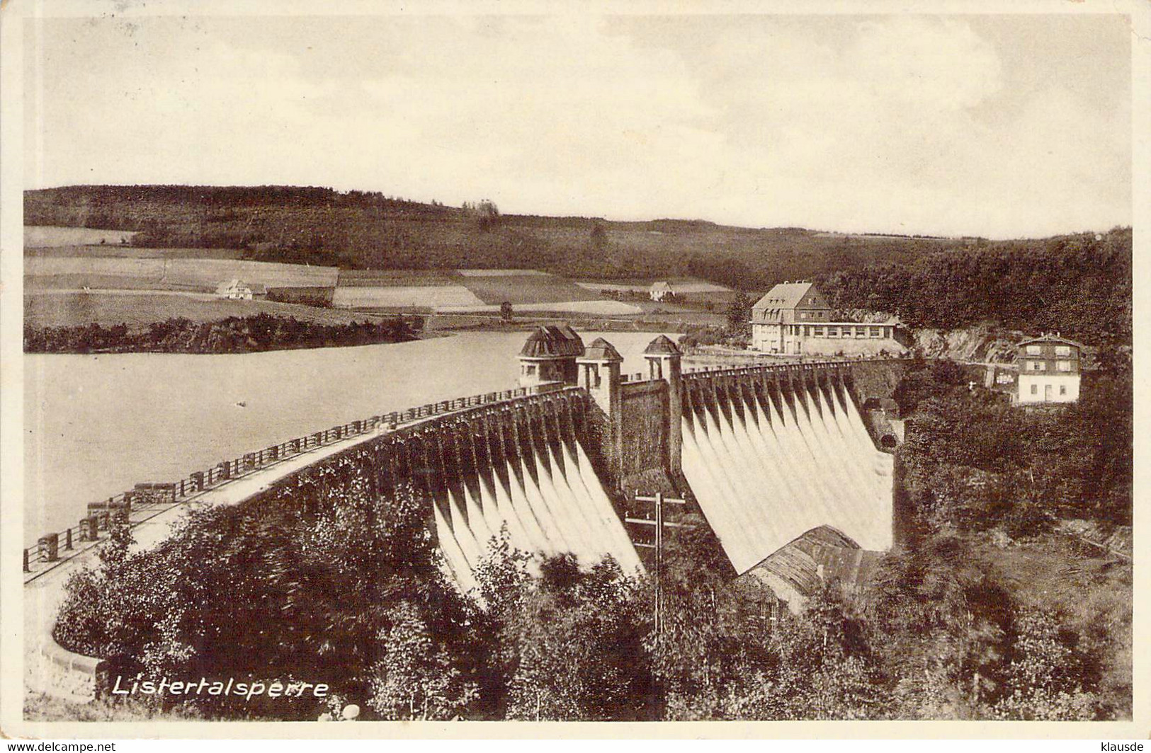 Listertalsperre - SST Attendorfer Tropfsteinhöhle 1933 - Meinerzhagen