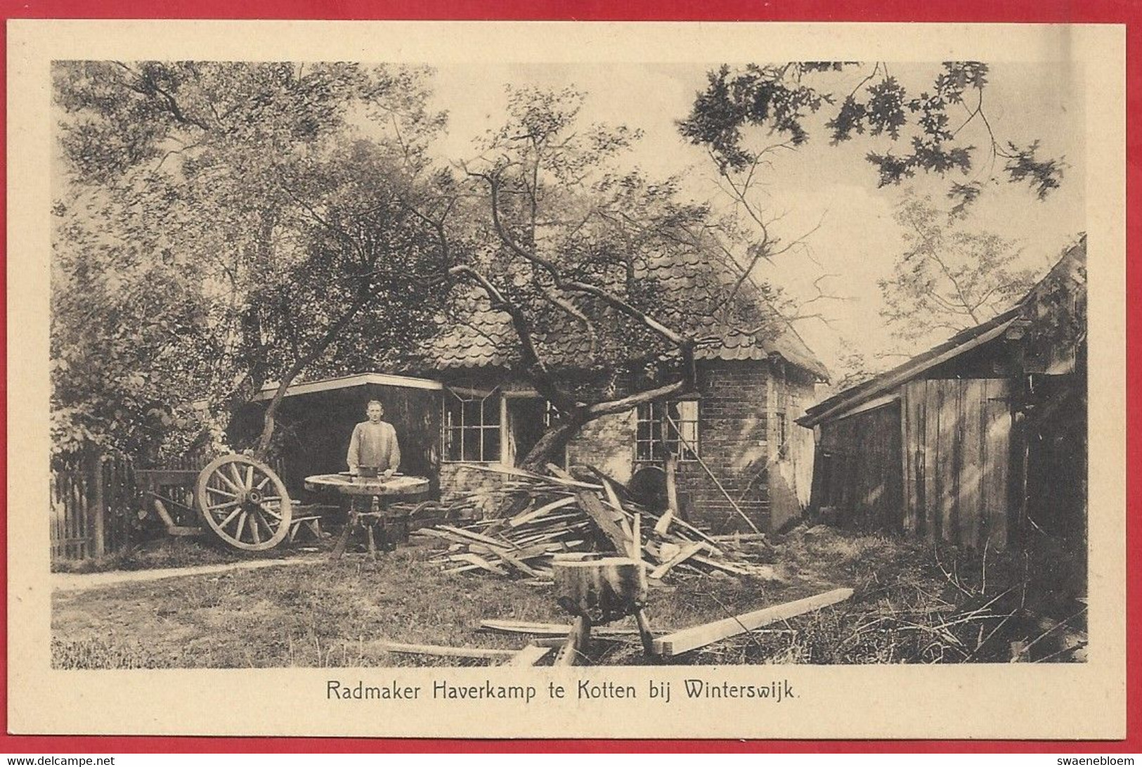 NL.- Winterswijk, Radmaker Haverkamp Te Kotten. Uitgave: Boekhandel G.J. Albrecht. Foto: J.H. Te Hofstee. - Winterswijk