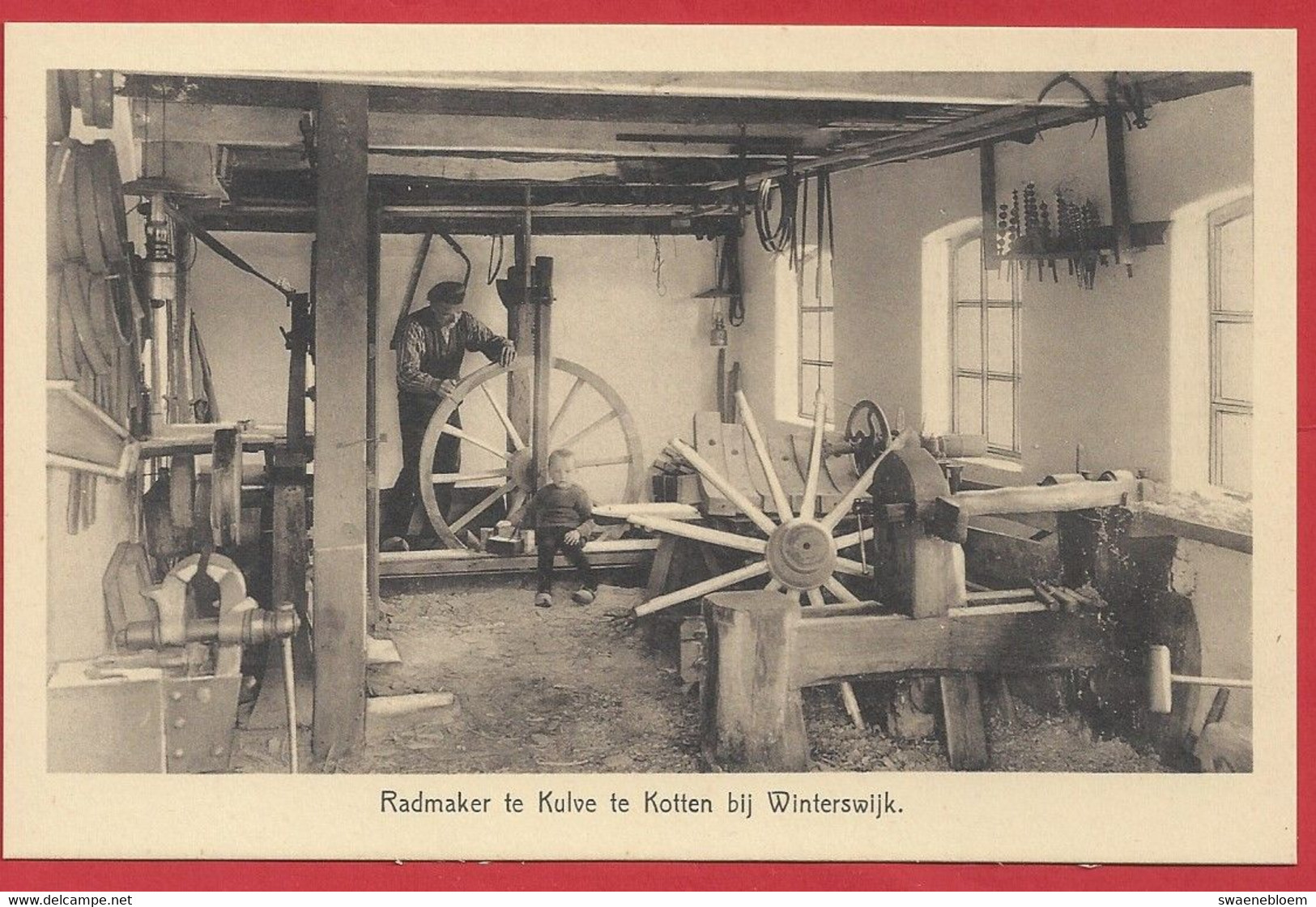 NL.- Winterswijk, Radmaker Te Kulve Te Kotten. Uitgave: Boekhandel G.J. Albrecht. Foto: J.H. Te Hofstee. - Winterswijk