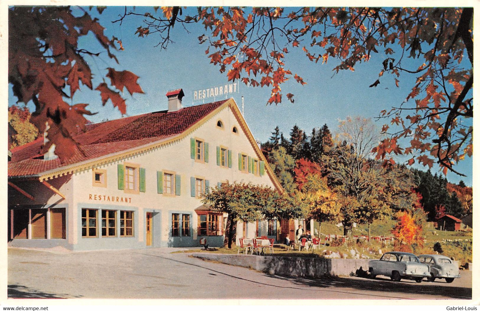 Mauborget Sur Grandson Café-Restaurant De La Croix-Fédérale - Oldtimer - Grandson