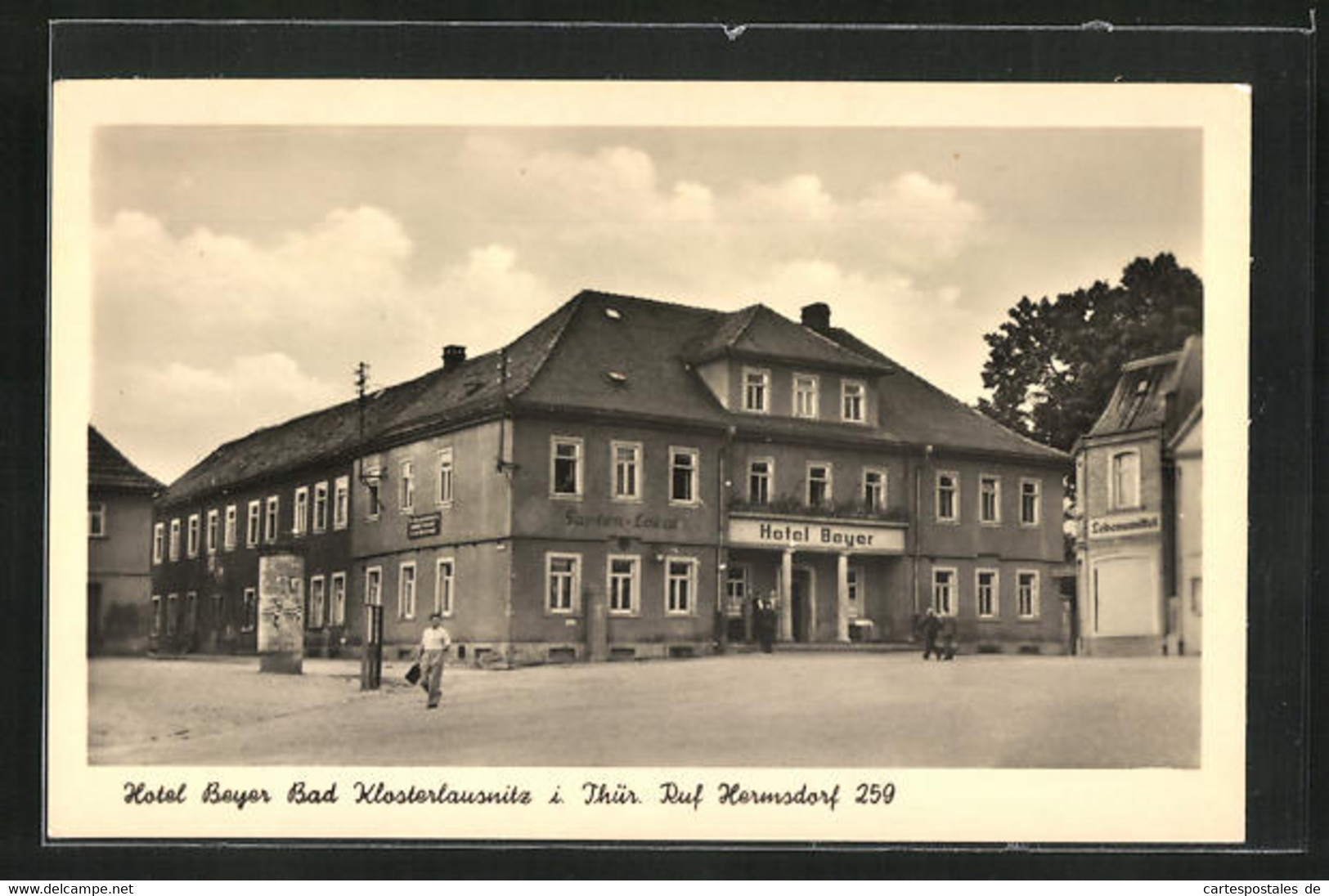 AK Bad Klosterlausnitz / Thür., Hotel Beyer - Bad Klosterlausnitz