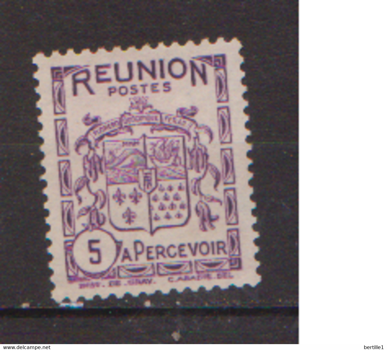 REUNION           N°  YVERT  :  TAXE 16 NEUF AVEC  CHARNIERES      (CH  4 / 23 ) - Postage Due