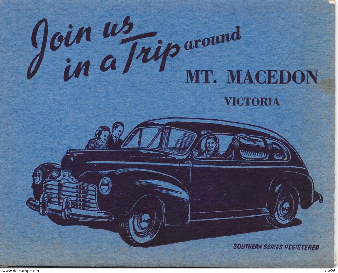 Join Us In A Trip Around Mt Macedon (Victoria) Carnet De Correspondance Avec 8 Photos En Accordéon (Southern Series) - Other & Unclassified