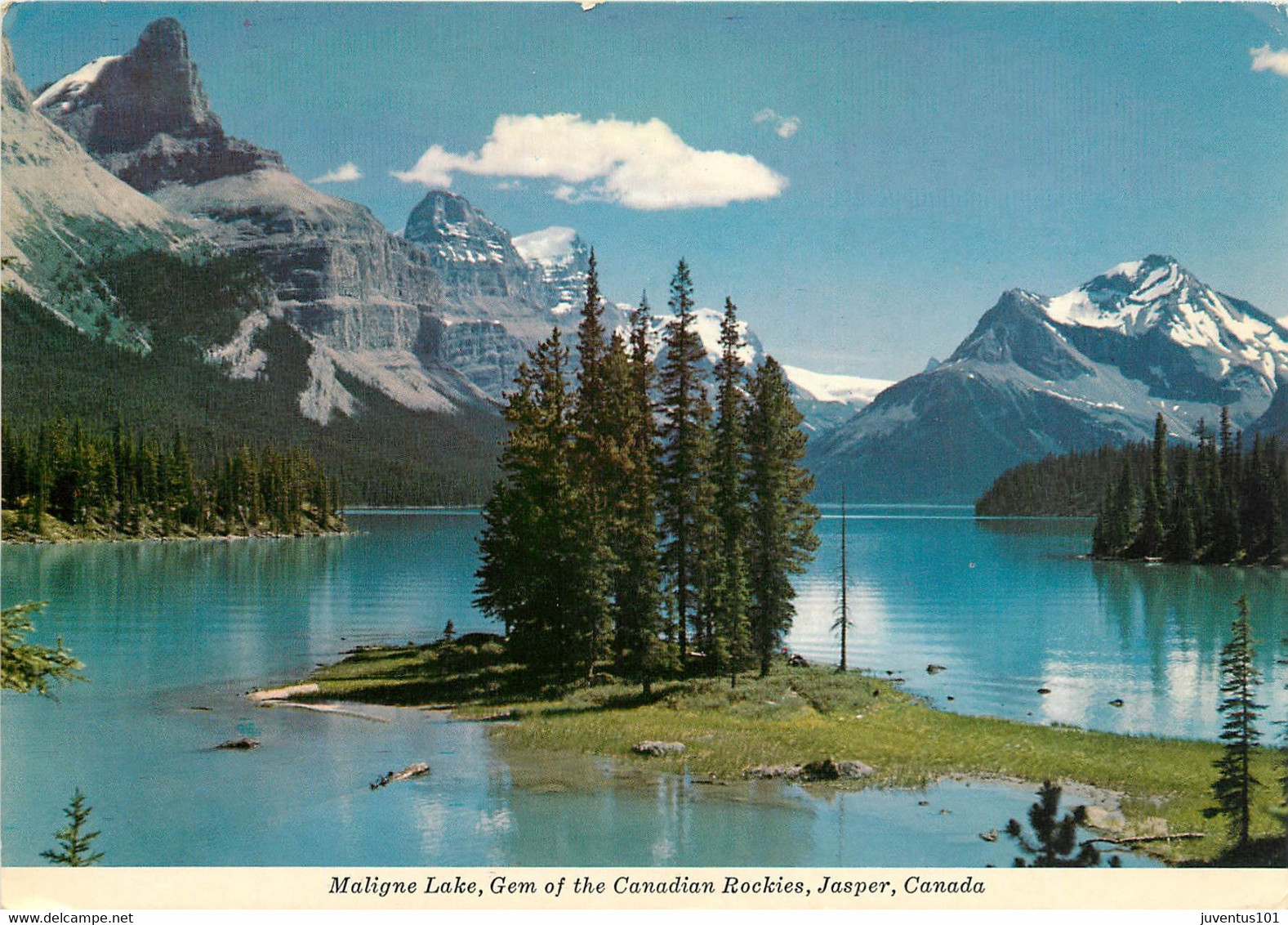 CPSM Maligne Lake,Gem Of The Canadian Rockies,Jasper    L748 - Jasper