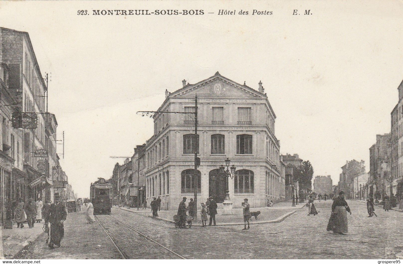 MONTREUIL SOUS BOIS HOTEL DES POSTES 1930 - Montreuil