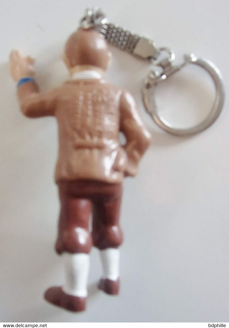 Figurine Tintin  PORTE CLEF BULLY Etat Neuf - Poppetjes - Plastic