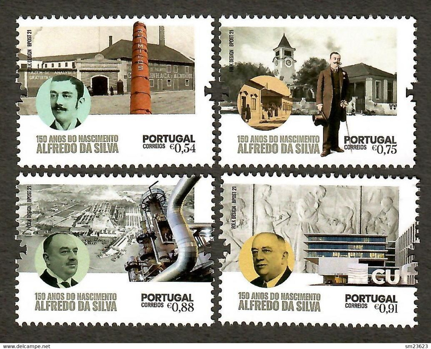Portugal 01.07.2021 , 150 Anos Alfredo Da Silva - Stamps - Postfrisch / MNH / (**) - Nuovi
