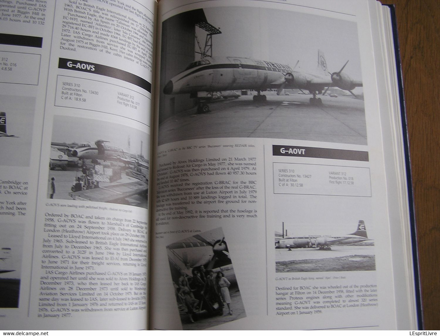 A HISTORY OF THE BRISTOL BRITANNIA Royaume Uni UK BOAC Aviation Avion Aircraft Company Aéronautique Canadair