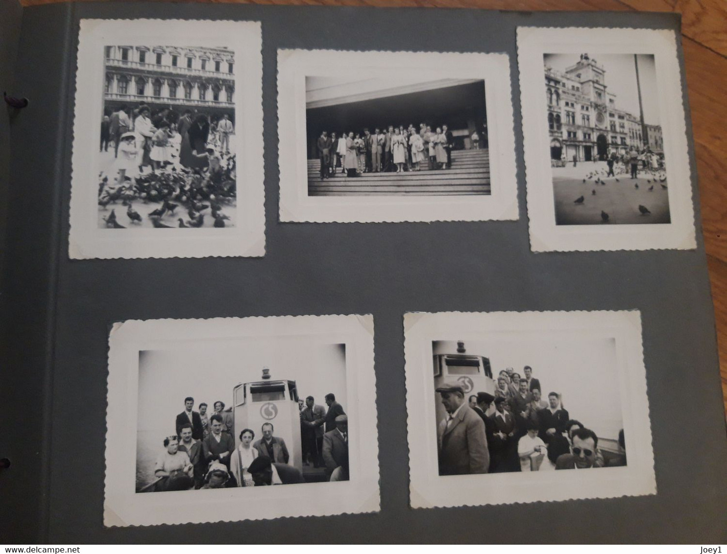 Album  photos de familles Vacances années 50.