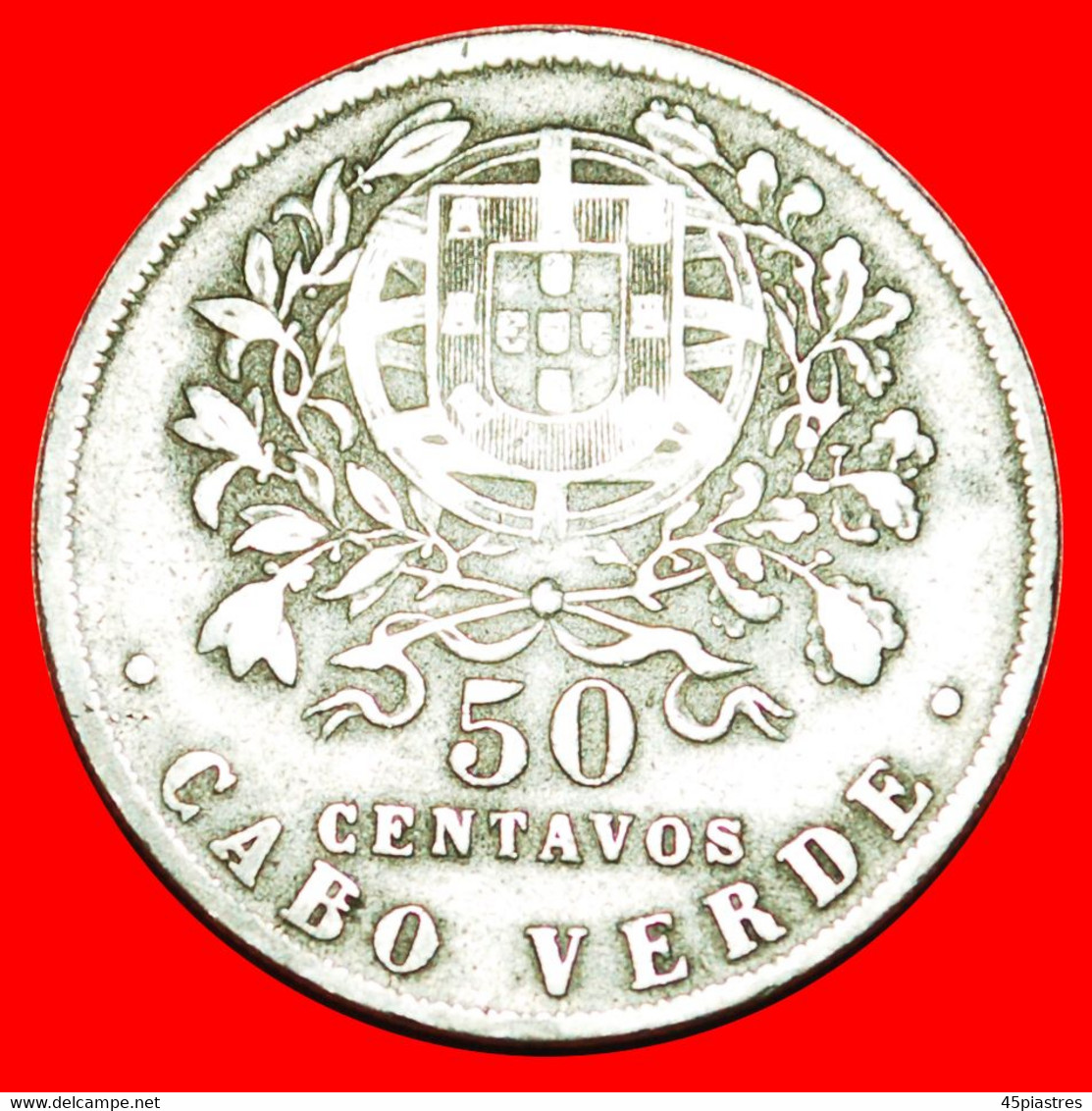 • PORTUGAL: CAPE VERDE ★ 50 CENTAVOS 1930 UNCOMMON! LOW START ★ NO RESERVE! - Cap Verde