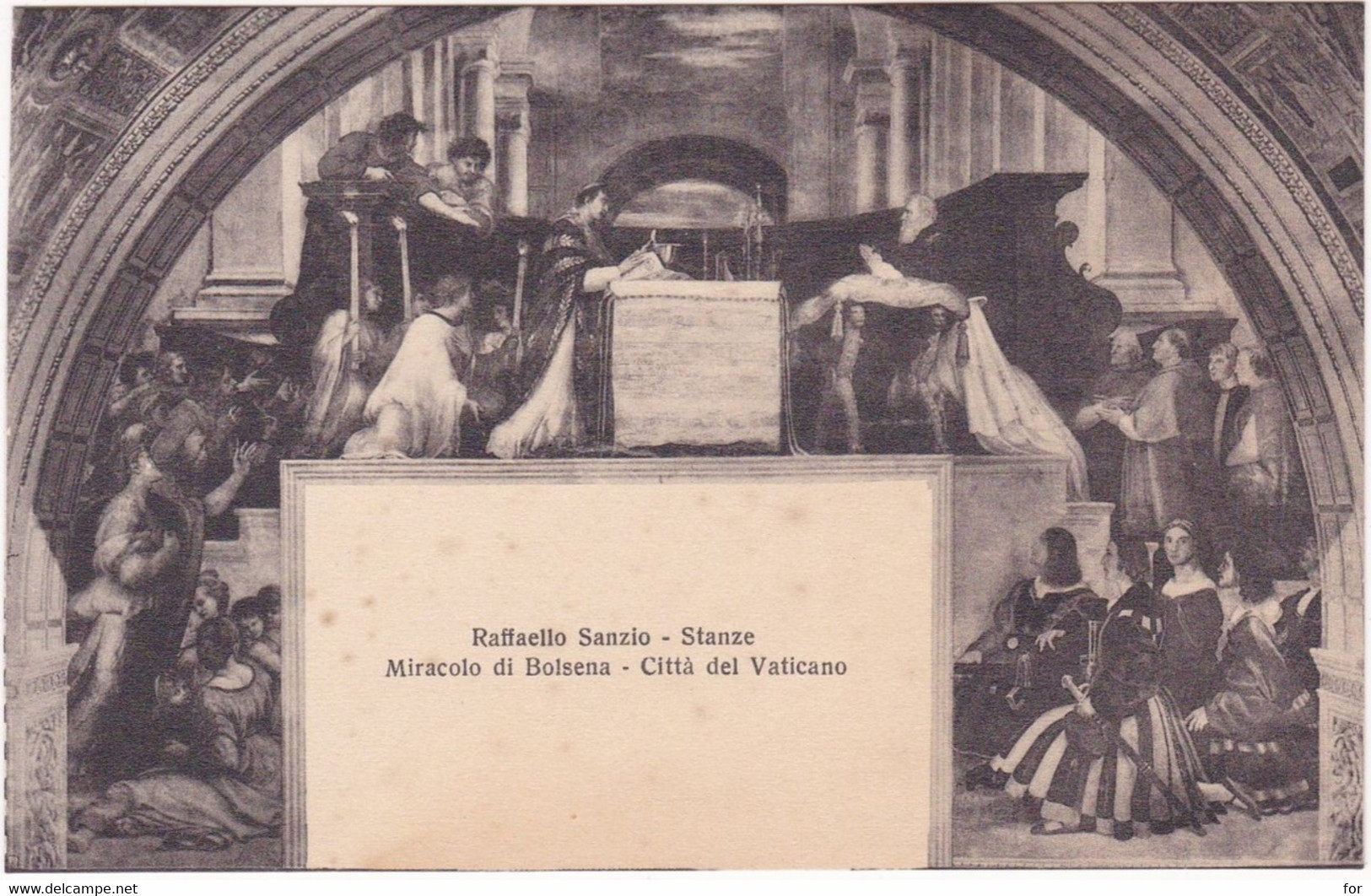 Vatican : Raffaello Sanzio : Stanze : Miracolo Di Bolsena : Città Del Vaticano : Peintre - Religion - Christianisme - Vatikanstadt