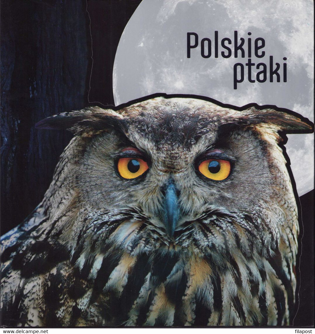 2015 Poland Booklet / Polish Birds Eagle - Owl Boreal Owl Barn Owl Great Grey Owls, Animals / 2 FDC + Full Sheet MNH** - Booklets