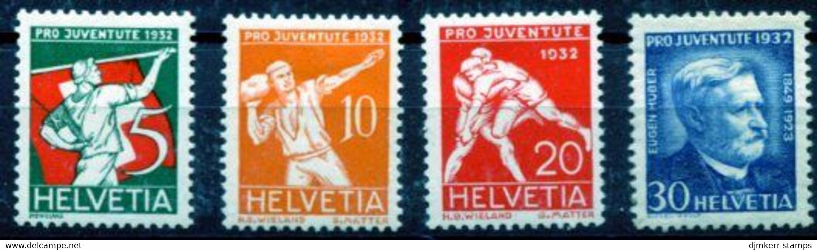 SWITZERLAND 1932 Pro Juventute LHM / *.  Michel 262-65 - Nuevos