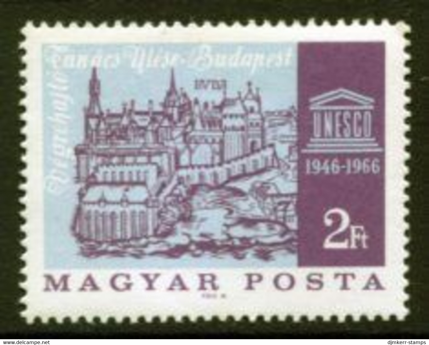 HUNGARY 1966 UNESCO 20th Anniversary MNH / **.  Michel 2241 - Unused Stamps