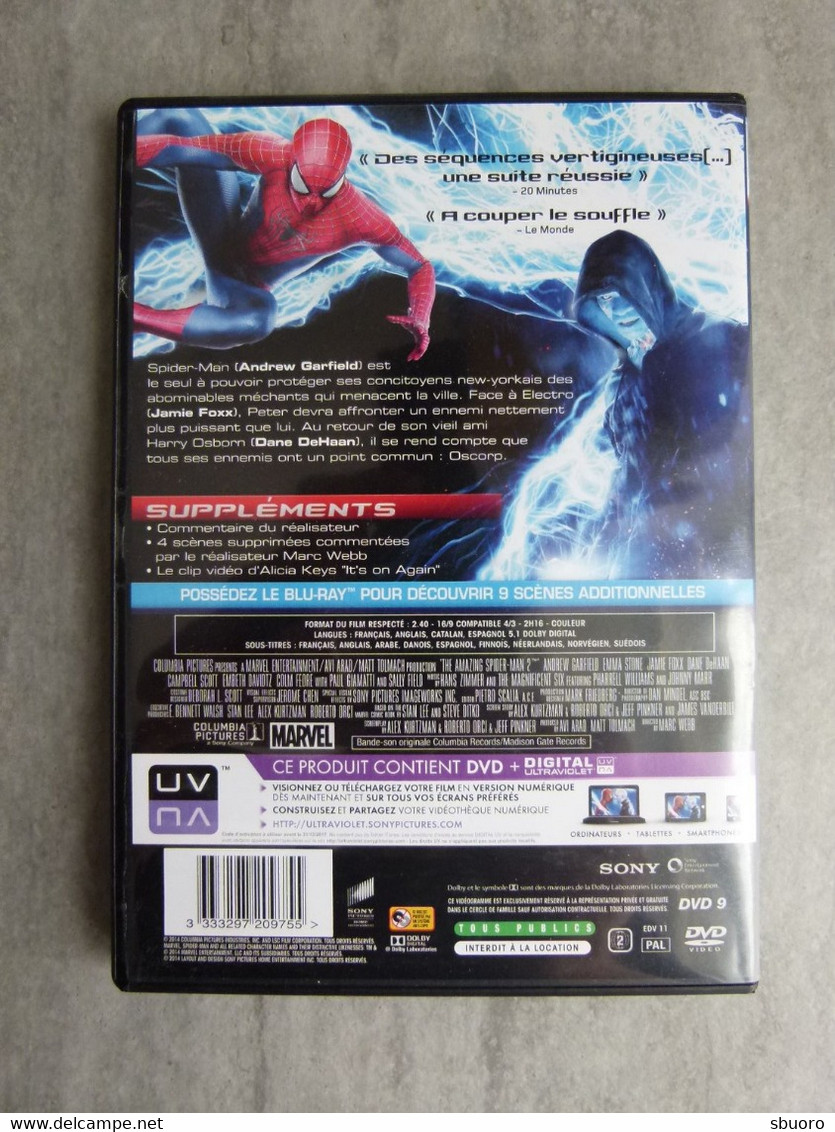 DVD Film : The Amazing Spider-Man. Le Destin D'un Héros. Son Plus Grand Combat Commence. Durée 2h16. Voir 3 Images - Sci-Fi, Fantasy