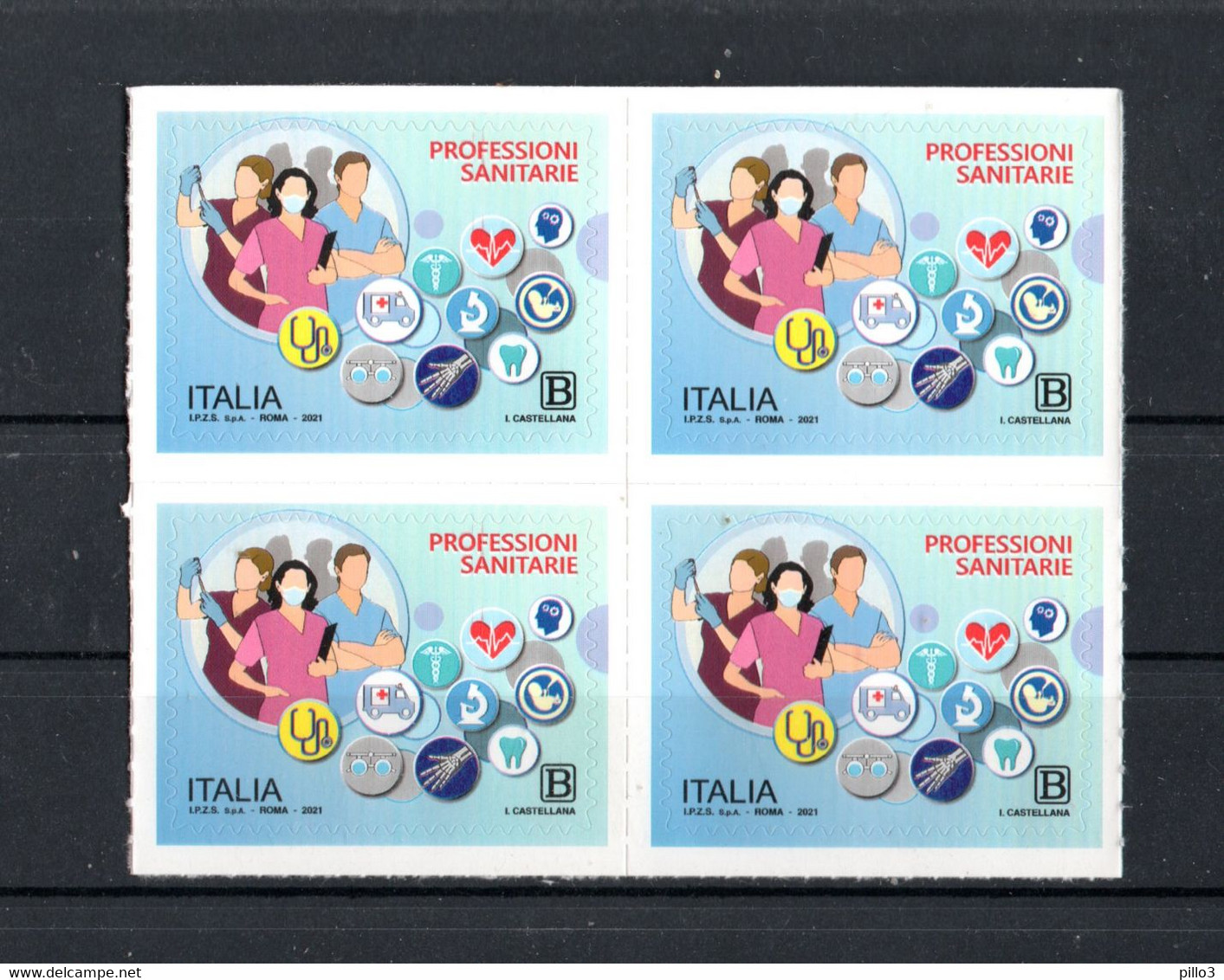 ITALIA :  Professioni Sanitarie - 1 Val. MNH** In QUARTINA  Del  28.04.2021 - 2021-...: Ungebraucht